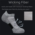 3 Pairs Sports Socks Men Women Short Running Socks Performance Ankle Cushion Wear-resistant Anti Slip Basketball Casual Socks